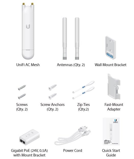 Ubiquiti UniFi AP AC Mesh, UAP-AC-M