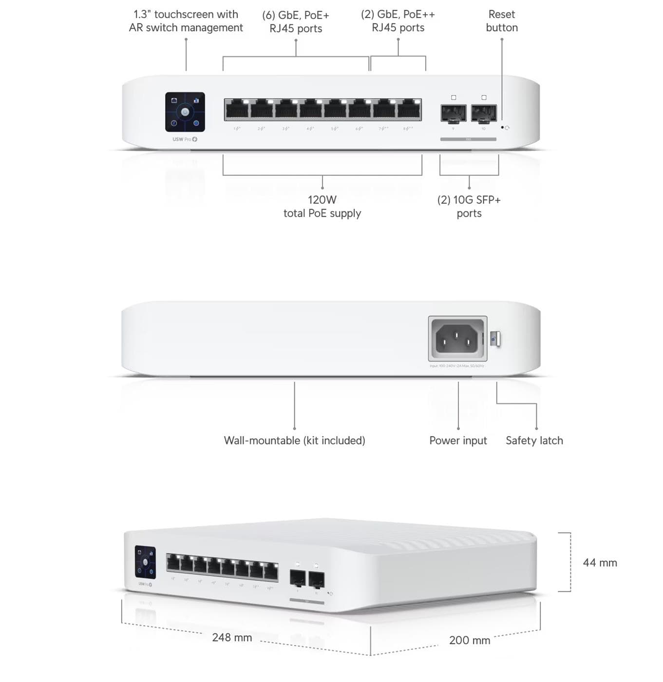 Ubiquiti UniFi Switch USW-Pro-8-PoE