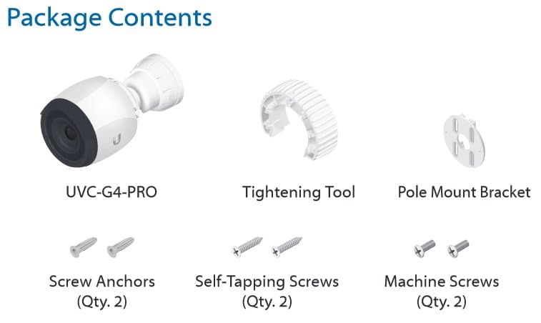 Ubiquiti UVC-G4-PRO - UniFi Video Camera G4 Professional