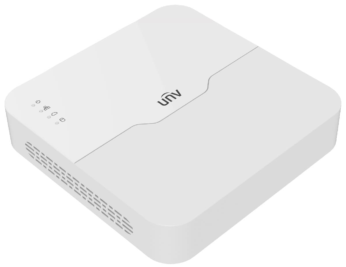 UNV NVR NVR501-04B-LP4-IQ, 4 kanály, 1x HDD, PoE, AI, Prime