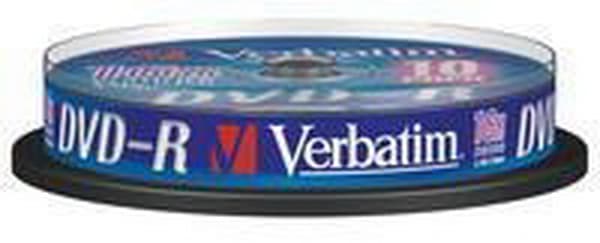 VERBATIM DVD-R(10-Pack)Spindle/General Retail/16x/4.7GB