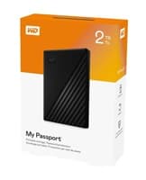 WD, HDD EXT My Passport 2Tb Black Worldwide