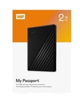 WD, HDD EXT My Passport 2Tb Black Worldwide