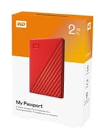 WD, HDD EXT My Passport 2Tb Red Worldwide