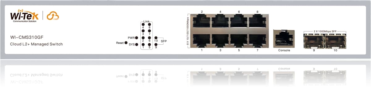 Wi-Tek WI-CMS310GF Gbit Cloud L2+ Switch