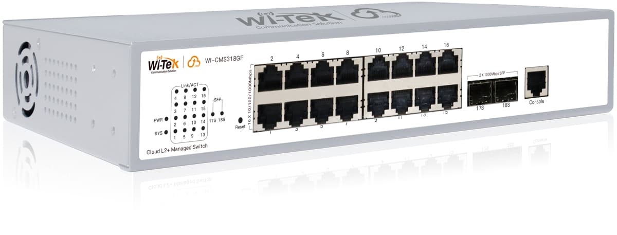 Wi-Tek WI-CMS318GF Gbit Cloud L2+ Switch