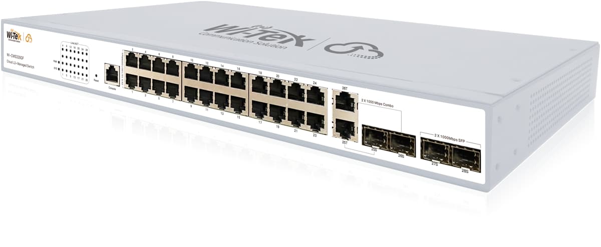 Wi-Tek WI-CMS328GF Gbit Cloud L2+ Switch