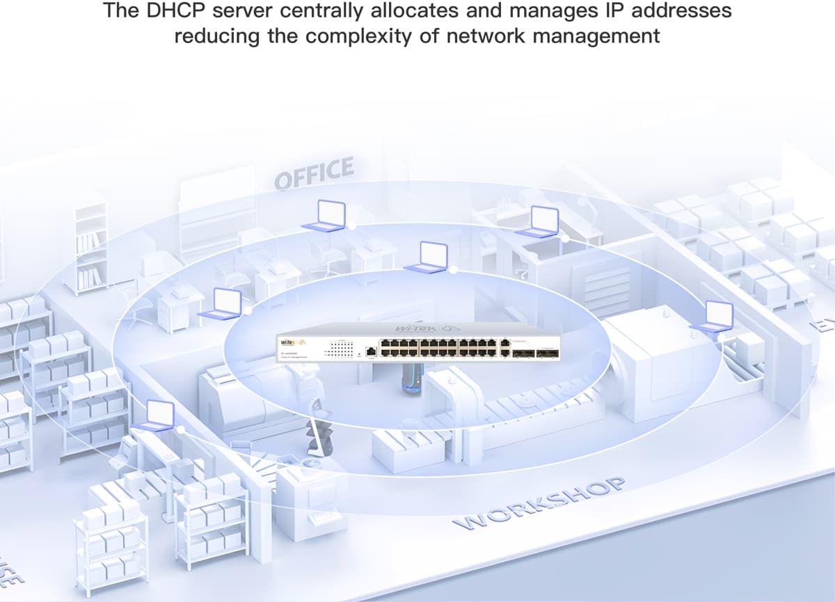 Wi-Tek WI-CMS328GF Gbit Cloud L2+ Switch