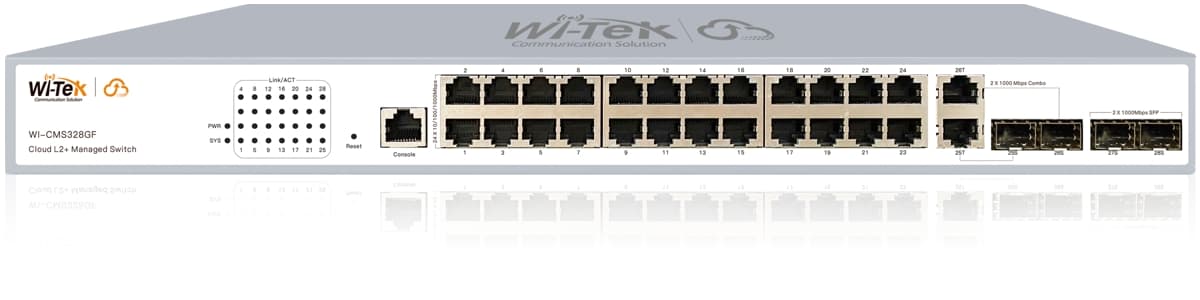 Wi-Tek WI-CMS328GF Gbit Cloud L2+ Switch