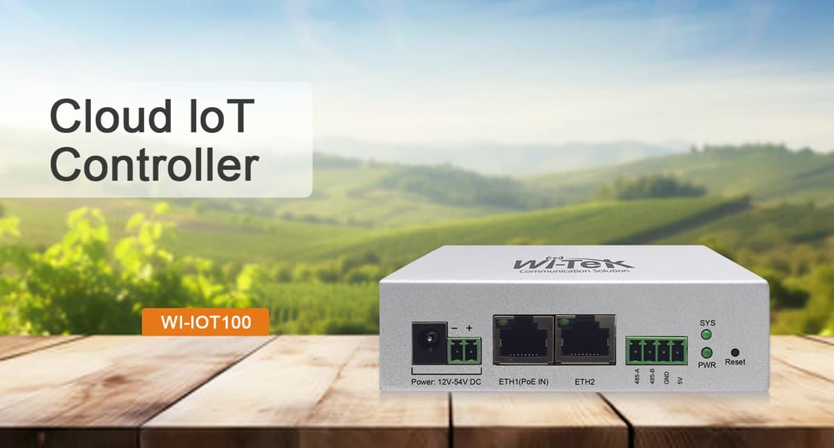 Wi-Tek WI-IOT100 Cloud Kontroler pro Solární PoE Switch 