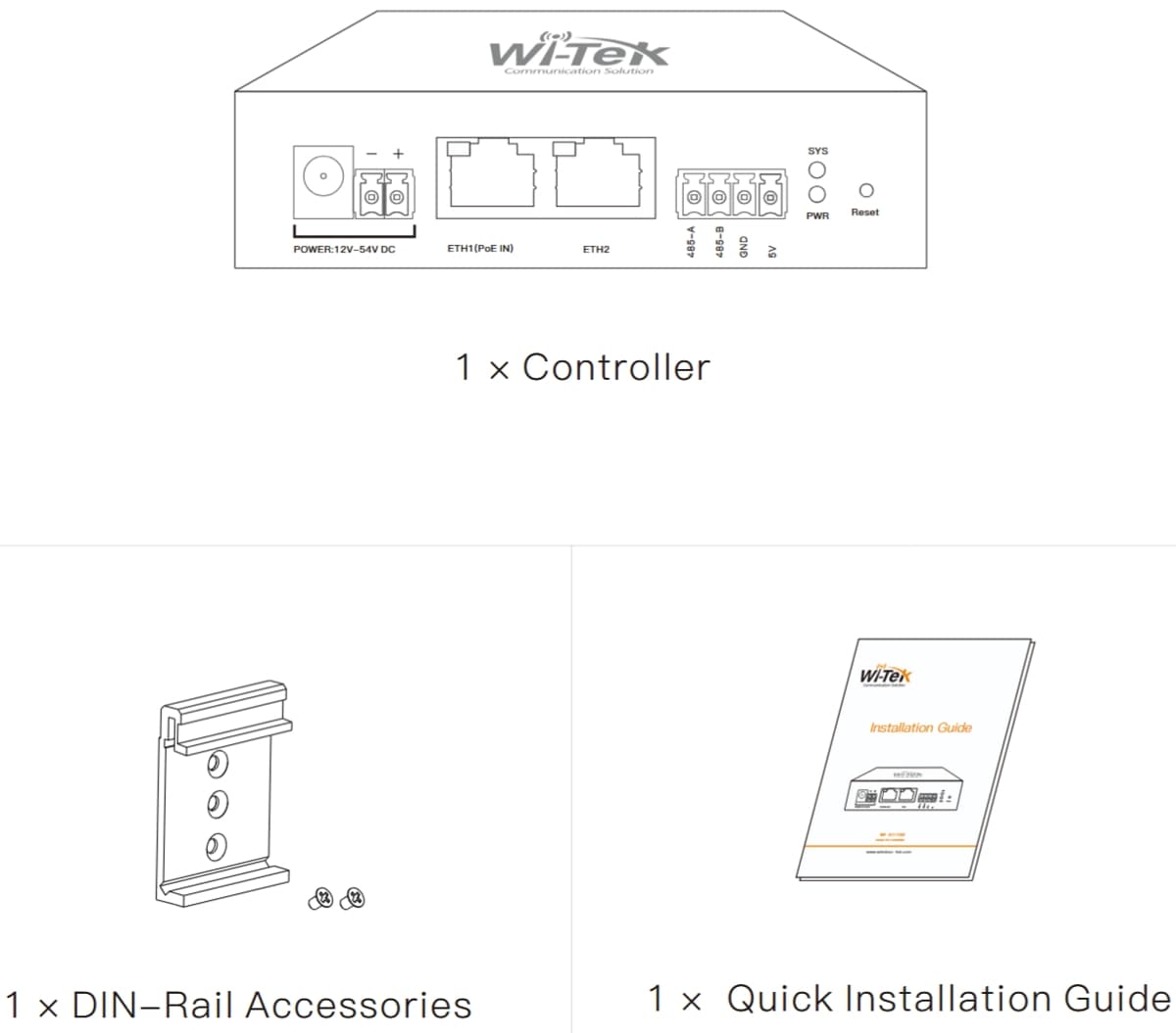 Wi-Tek WI-IOT100 Cloud Kontroler pro Solární PoE Switch 