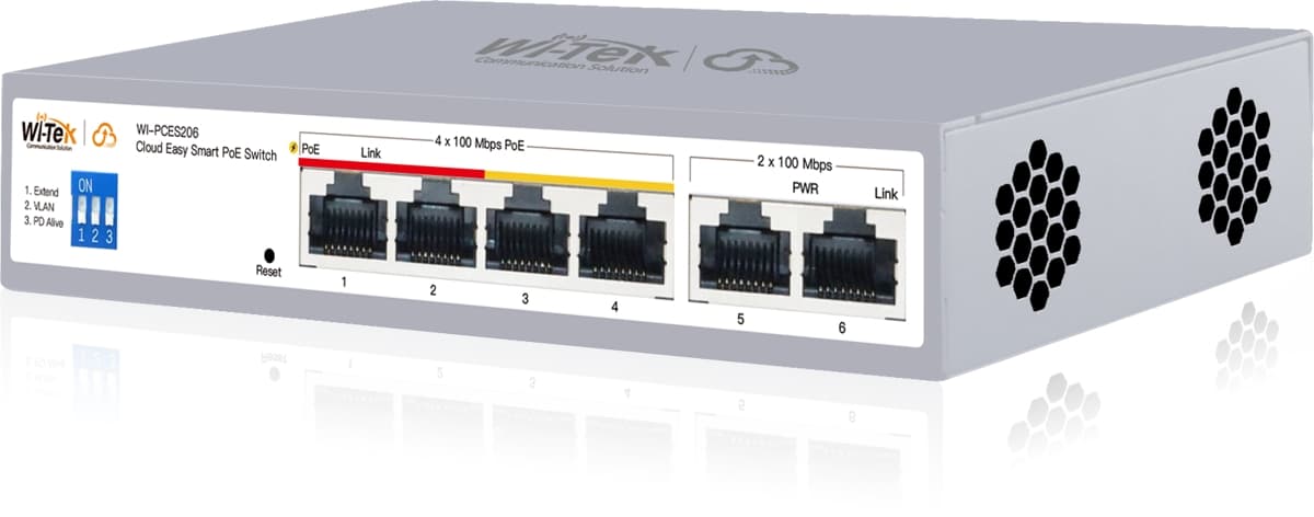 Wi-Tek WI-PCES206 Easy Smart Cloud PoE Switch