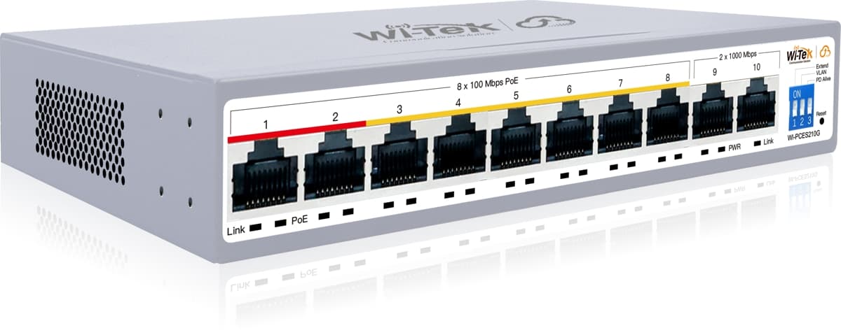 Wi-Tek WI-PCES210G Easy Smart Cloud PoE Switch