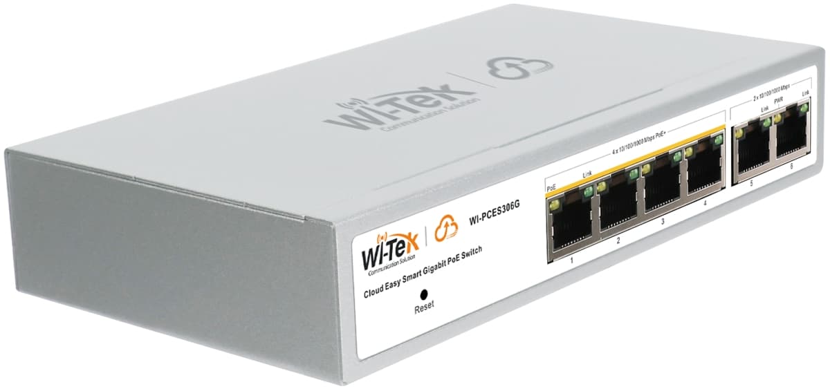 Wi-Tek WI-PCES306G V2 Gbit Easy Smart Cloud PoE Switch