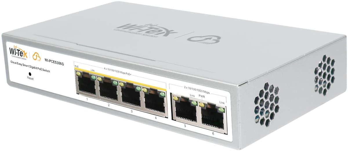 Wi-Tek WI-PCES306G V2 Gbit Easy Smart Cloud PoE Switch