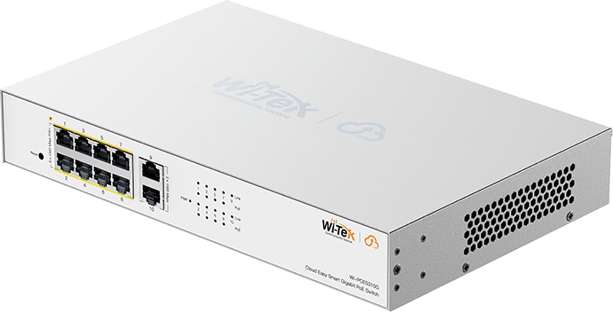 Wi-Tek WI-PCES310G Gbit Easy Smart Cloud PoE Switch