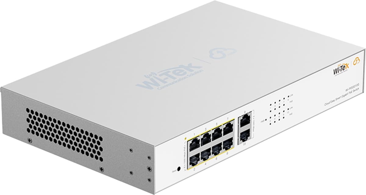 Wi-Tek WI-PCES310G Gbit Easy Smart Cloud PoE Switch