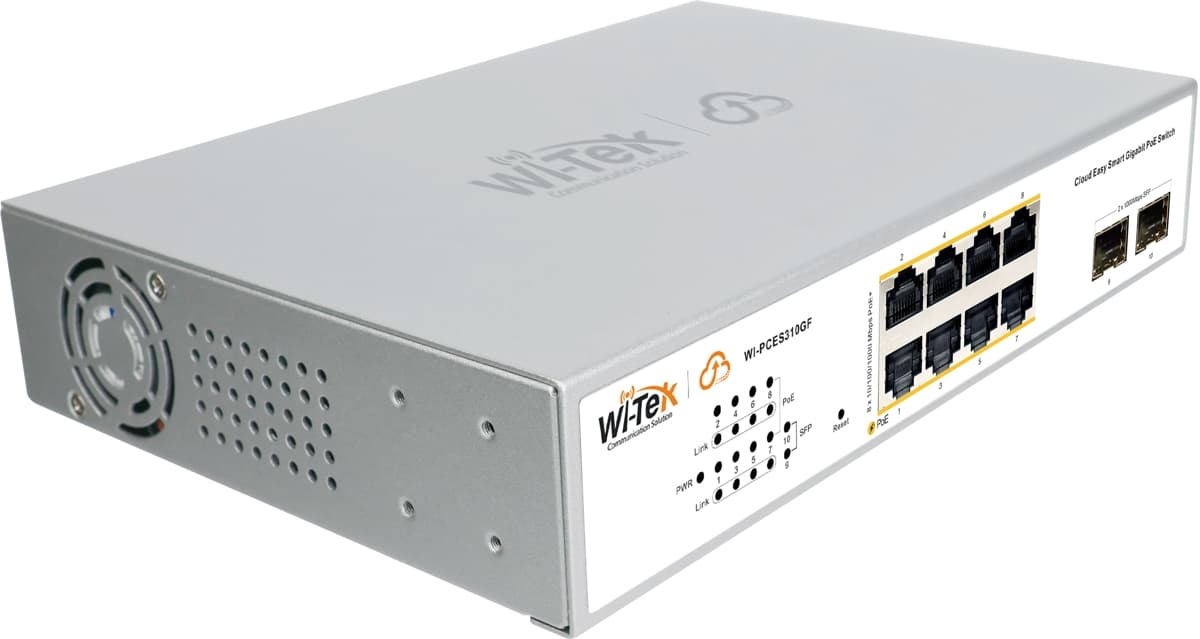 Wi-Tek WI-PCES310GF V2 Gbit Easy Smart Cloud PoE Switch