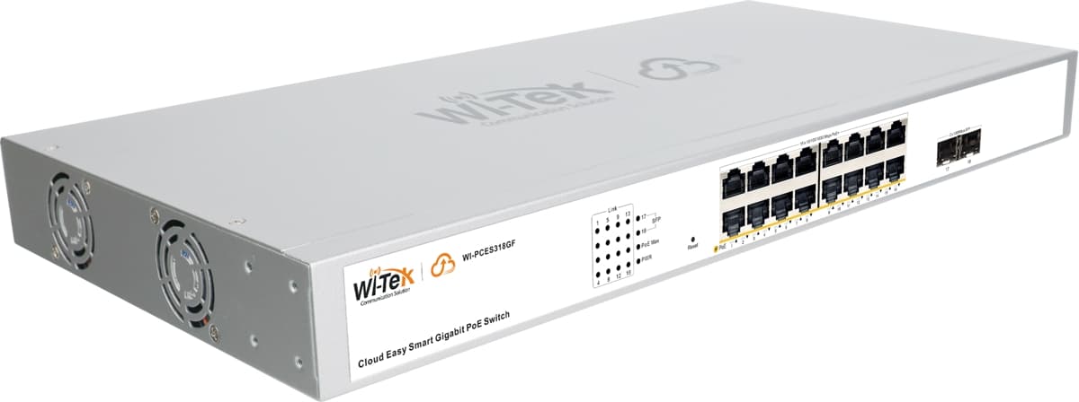 Wi-Tek WI-PCES318GF V2 Gbit Easy Smart Cloud PoE Switch
