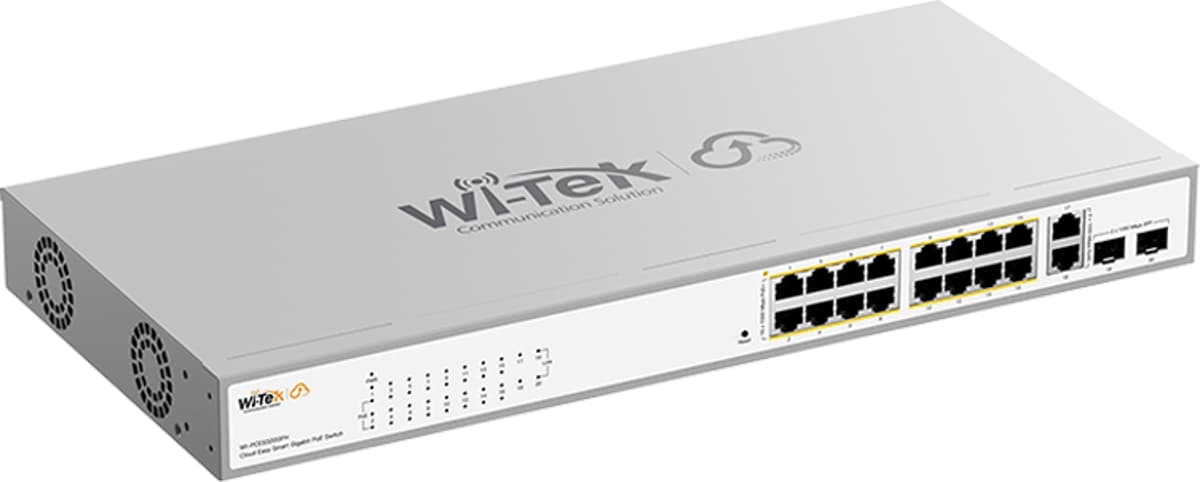 Wi-Tek WI-PCES320GFH Gbit Easy Smat Cloud PoE Switch