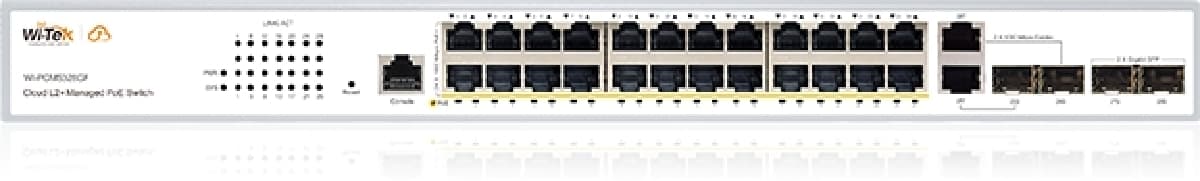 Wi-Tek WI-PCMS328GF V2 Gbit Cloud L2+ PoE Switch