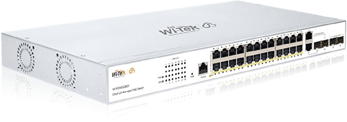 Wi-Tek WI-PCMS328GF V2 Gbit Cloud L2+ PoE Switch