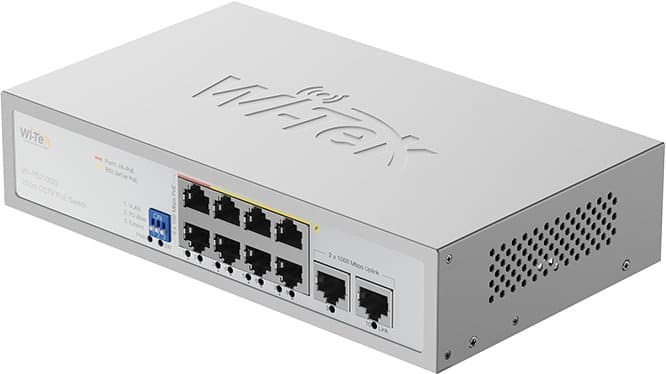 Wi-Tek WI-PS210GS (V2) PoE switch, 8x PoE