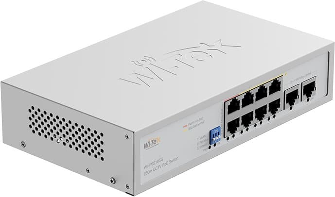 Wi-Tek WI-PS210GS (V2) PoE switch, 8x PoE