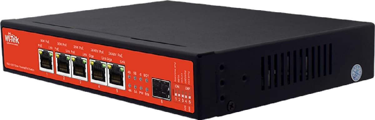 Wi-Tek WI-PS306GF-UPS V4 Solární Gbit PoE Switch