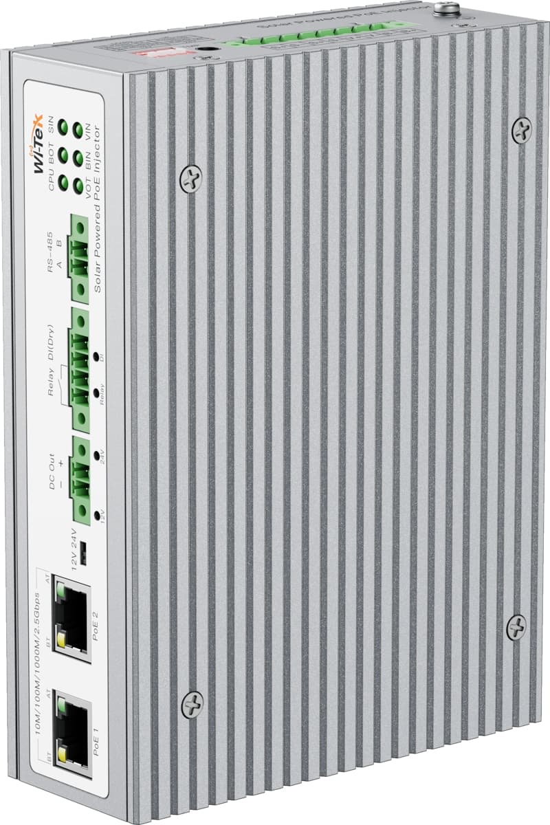Wi-Tek WI-PS402-UPS-I Solární 2.5G PoE Injektor
