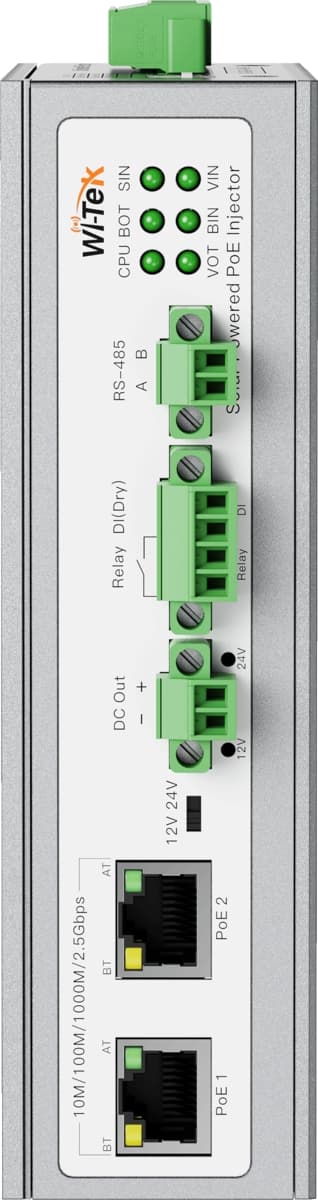 Wi-Tek WI-PS402-UPS-I Solární 2.5G PoE Injektor