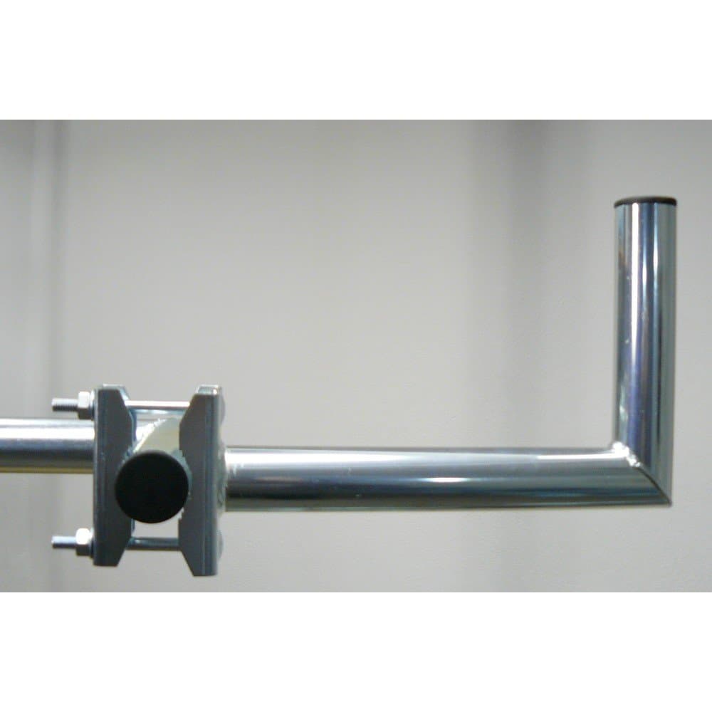 Anténní držák na balkón "L", délka 30cm, výška 20cm, d=42mm se zubatkou
