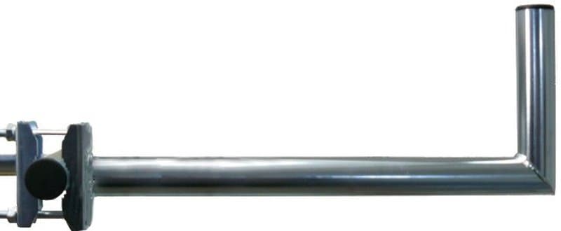 Anténní držák na balkón "L", délka 50cm, výška 20cm, d=42mm se zubatkou