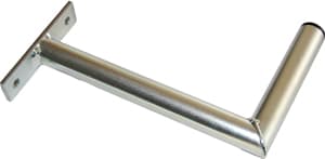 Antenní držák na zeď "L" délka 25cm, výška 12cm, d=28mm s pásem