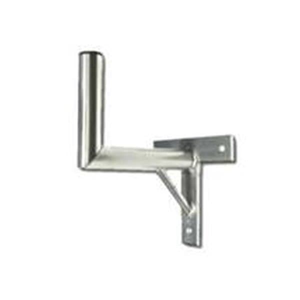 Anténní držák na zeď "L" délka 50cm, výška 20cm, d=42mm se vzpěrou a křížem