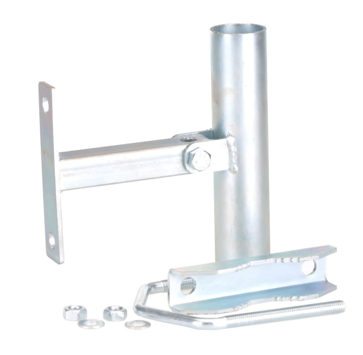 Antenní držák na zeď nebo stožár "T" délka 18cm, výška 15cm