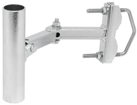 Anténní dvouramenný držák na zeď nebo stožár "T" délka 22cm, výška 15cm