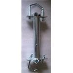 Držák stožáru s odsazením 15cm,d=48mm, 2x vinkl + 2x třmen s roztečí 100mm