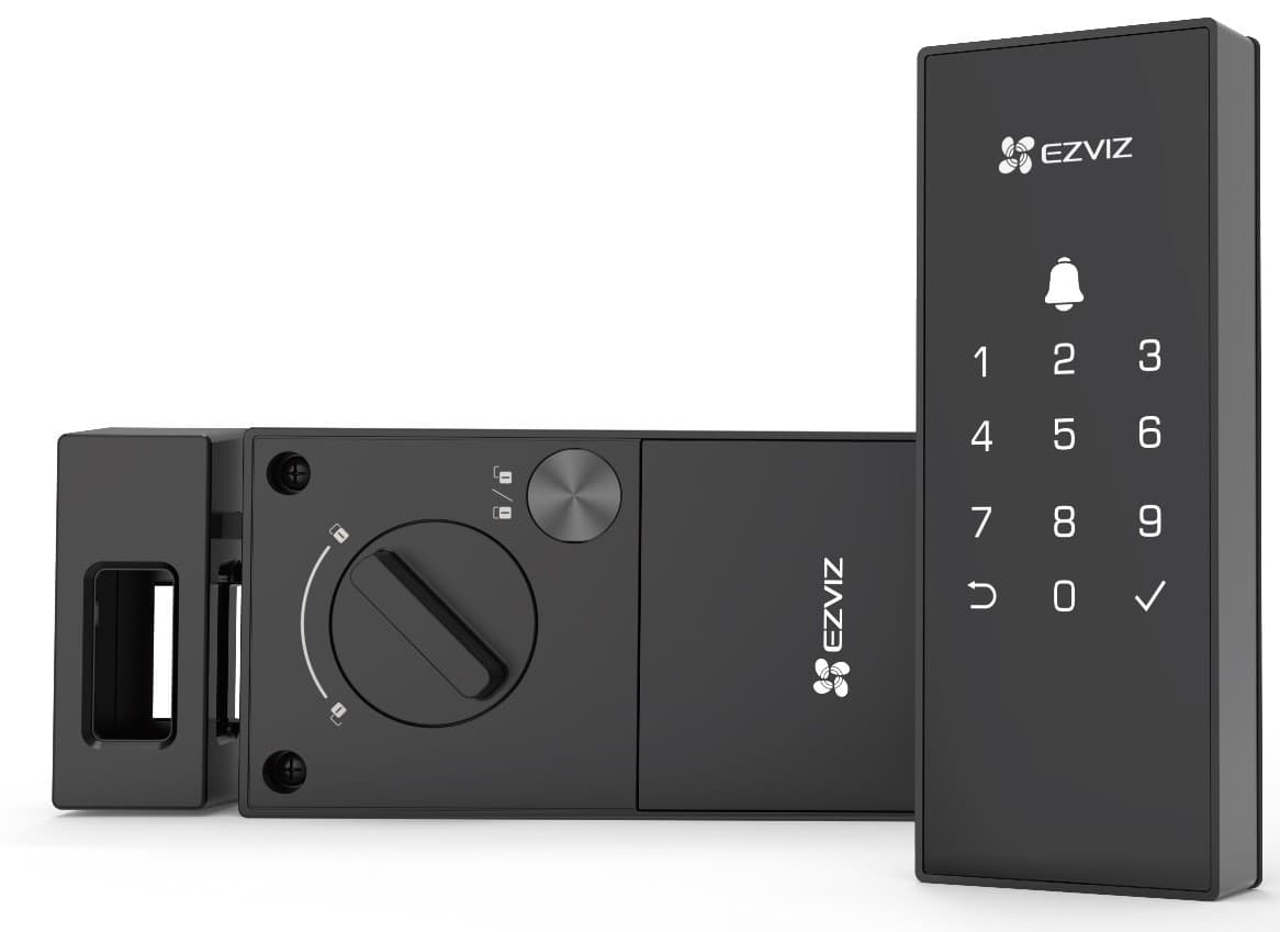 Ezviz DL03 Digital - Chytrý přídavný zámek s klávesnicí (kód)