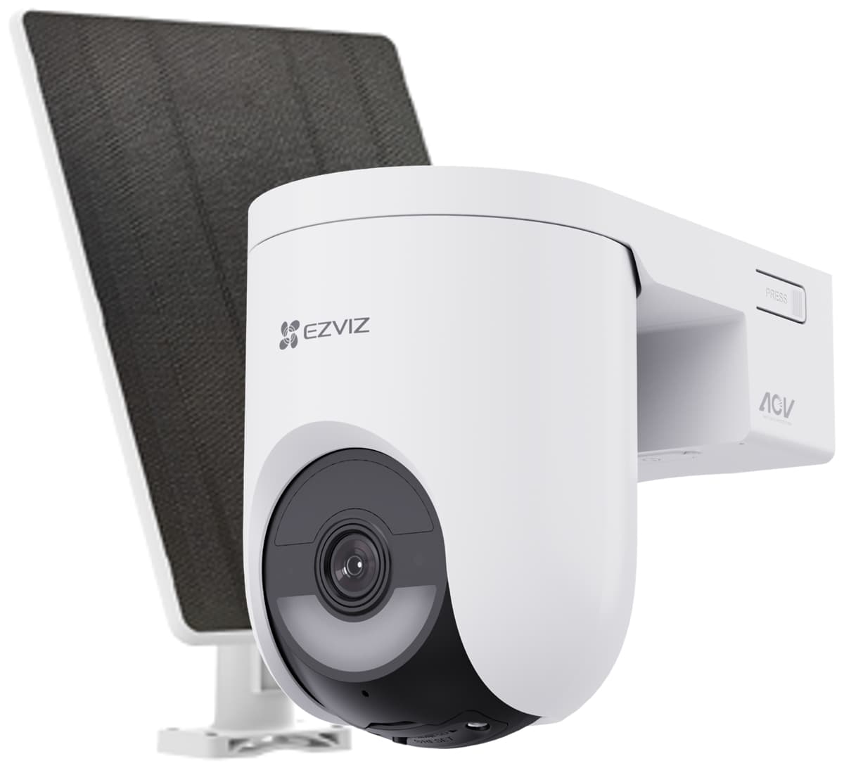 Ezviz HB8 Lite 4G Kit, Otočná Wi-Fi/4G kamera se solárním panelem, 4MP