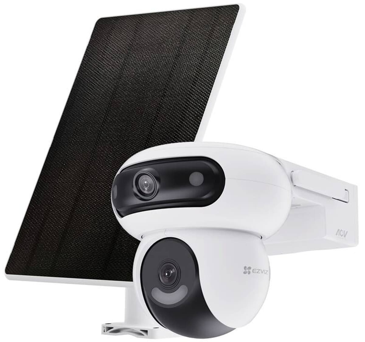 Ezviz HB90x Dual 4G Kit, Dvojitá Wi-Fi/4G kamera se solárním panelem, 4MP