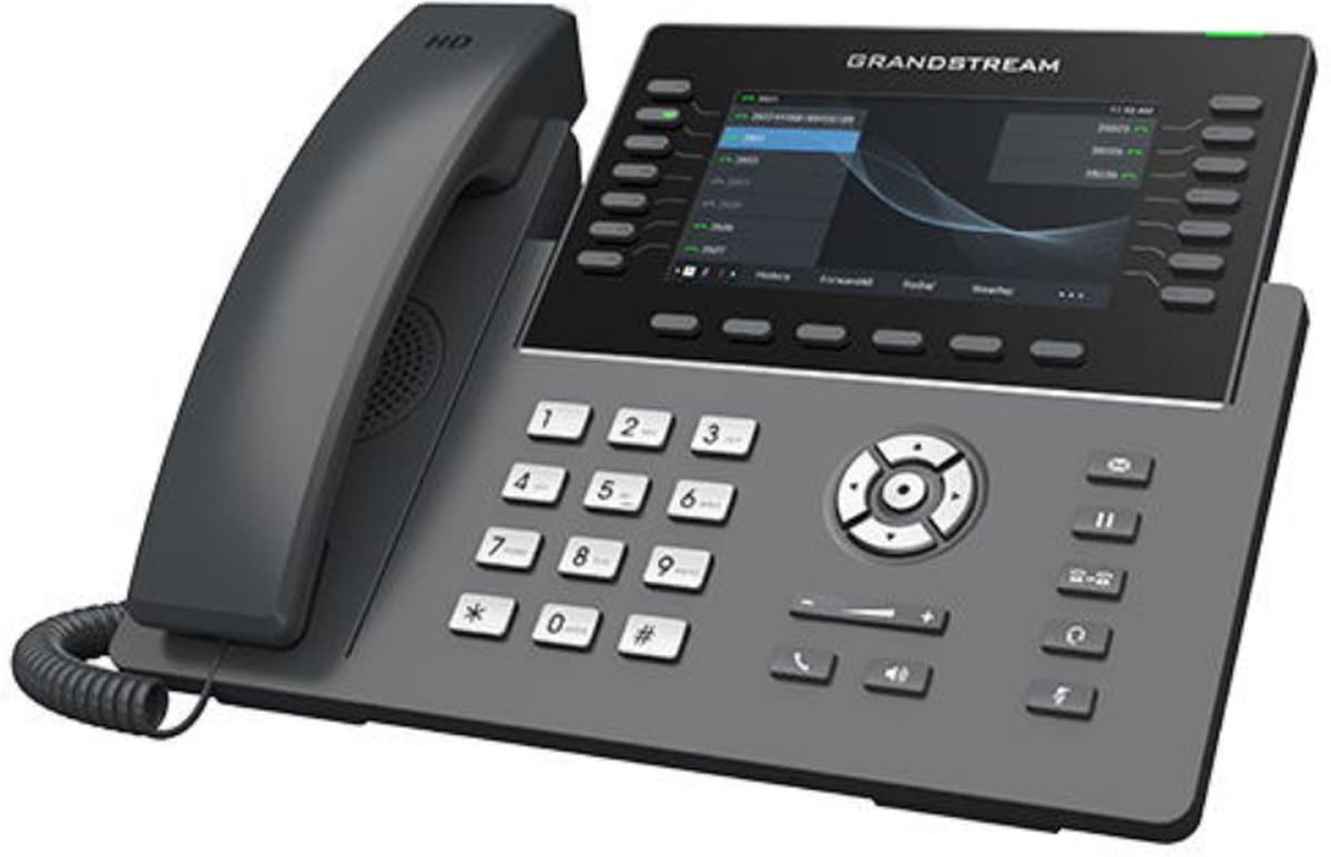 Grandstream GRP2650 SIP telefon, 5" displej, 6x SIP účet, WiFi, BT a USB