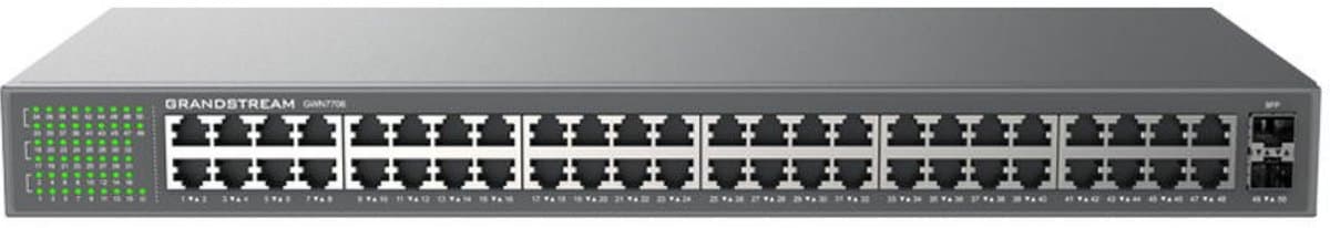 Grandstream GWN7706 Unmanaged Network Switch, 48 portů / 2 SFP