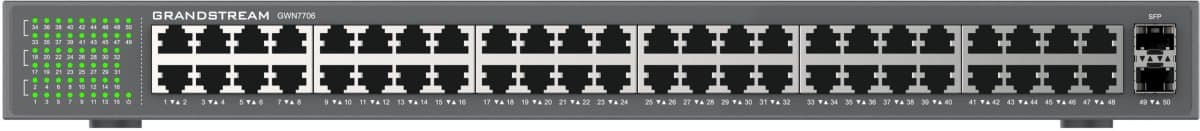 Grandstream GWN7706 Unmanaged Network Switch, 48 portů / 2 SFP