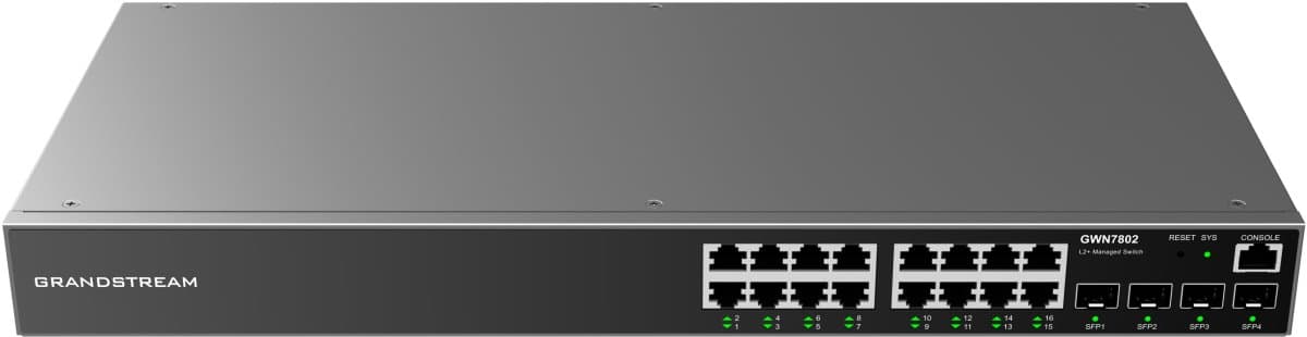Grandstream GWN7802 Layer 2+ Managed Network Switch 16 portů / 4 SFP