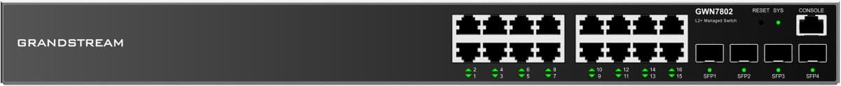 Grandstream GWN7802 Layer 2+ Managed Network Switch 16 portů / 4 SFP