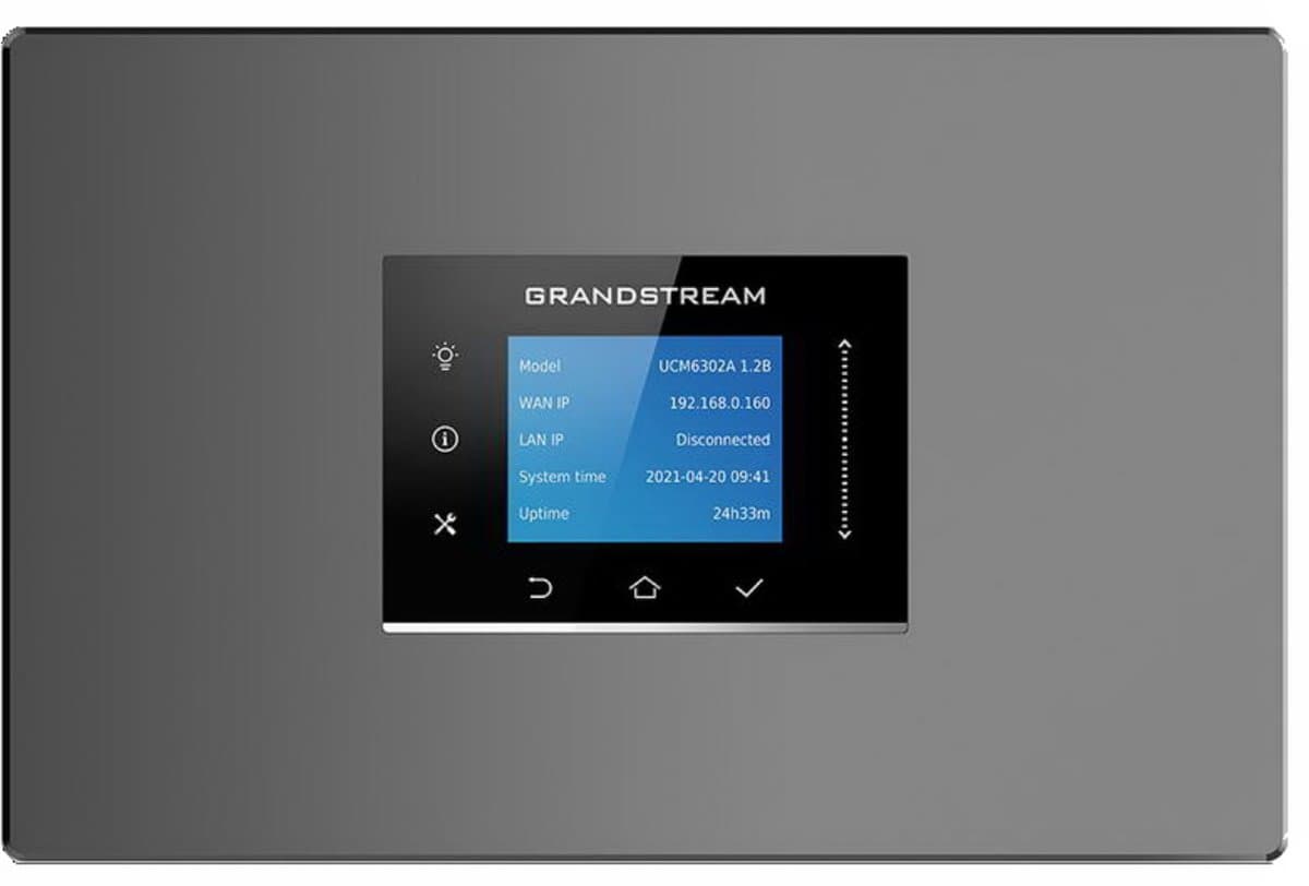 Grandstream UCM6302 Audio VoIP PBX - 500 uživatelů, 2x FXO a 2x FXS port