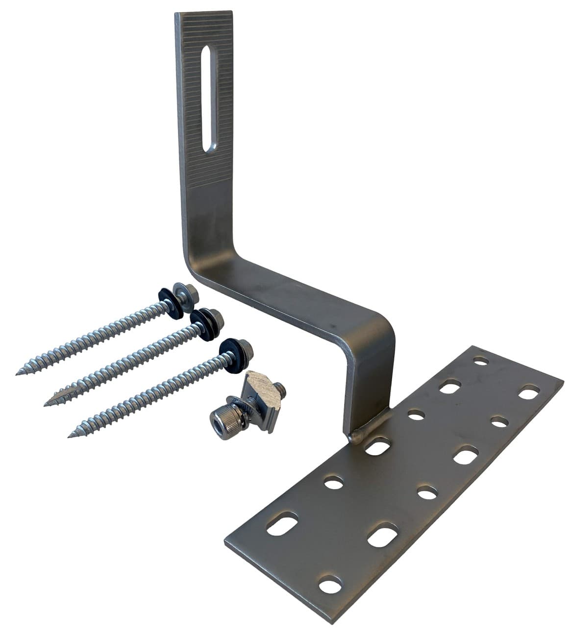 Hák na taškovou střechu včetně šroubů pro kolejnici ERK-R52-2350-B