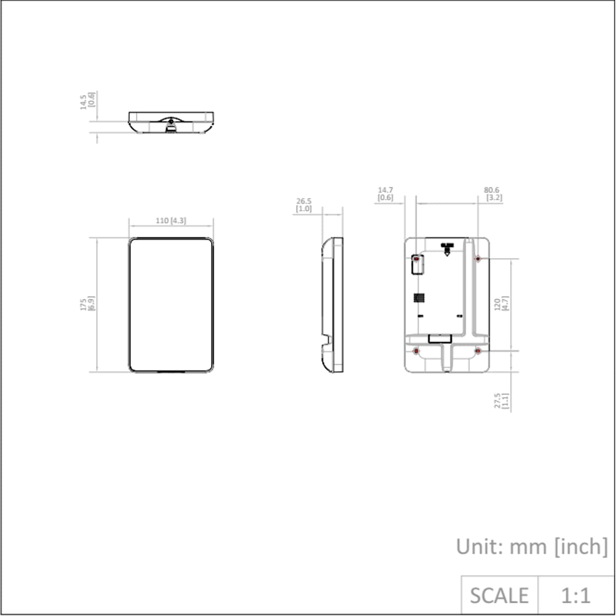Hikvision AX HYBRID PRO Drátová Dotyková Klávesnice a Čtečka Karet