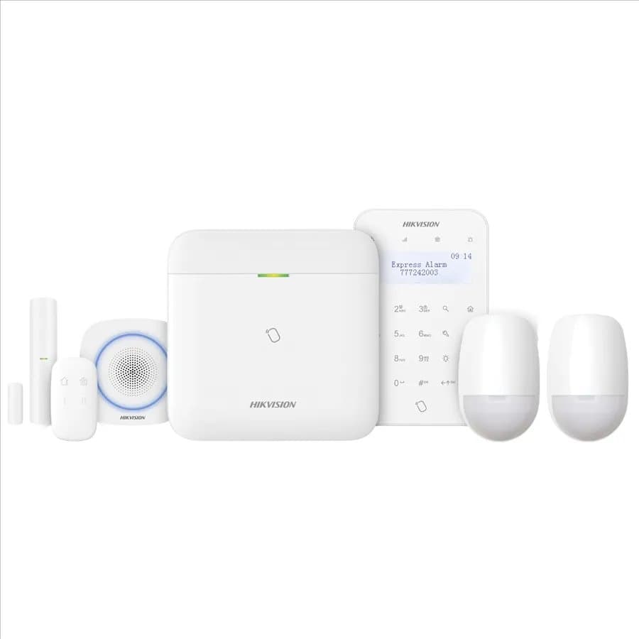 Hikvision AX PRO KIT DS-PWA96-Kit2-WE - Bezdrát.ústředna, 2x PIR, magnet, klávesnice a siréna